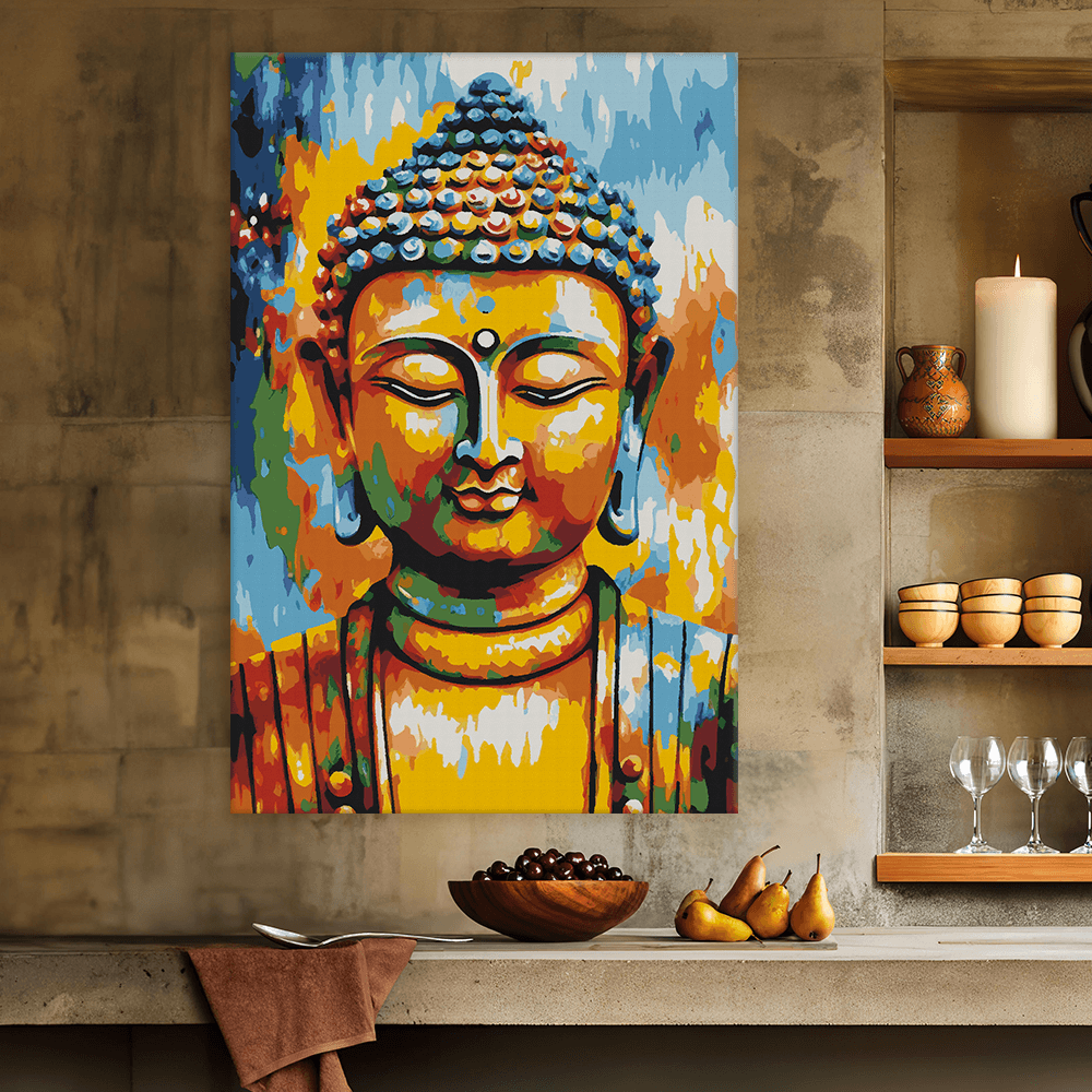 Malen nach Zahlen - Buddha Bob