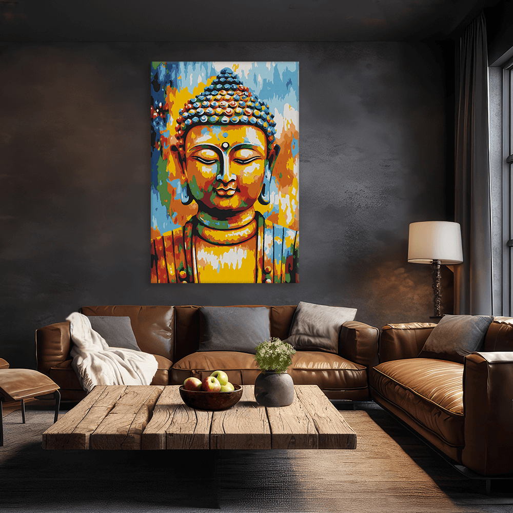 Malen nach Zahlen - Buddha Bob