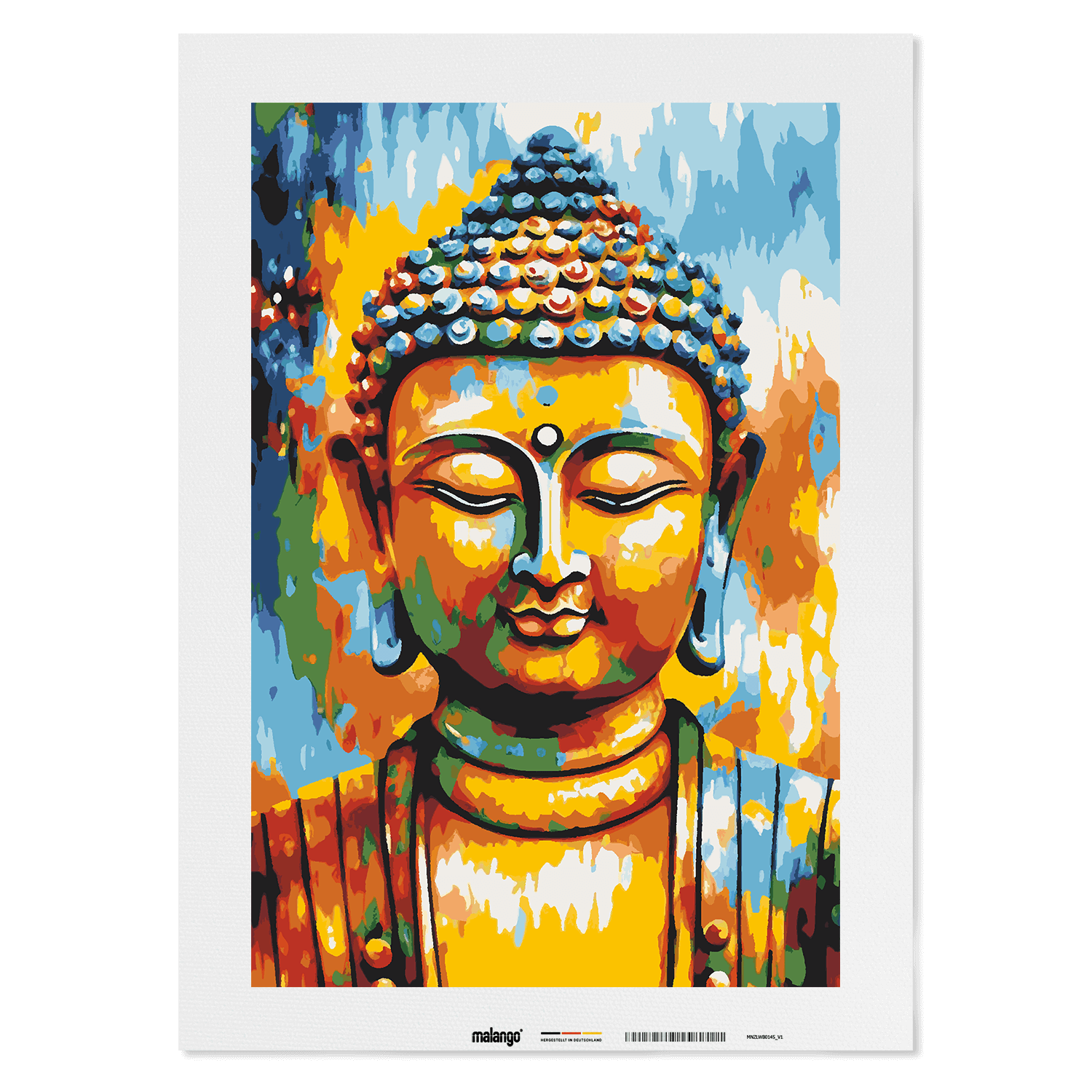 Malen nach Zahlen - Buddha Bob