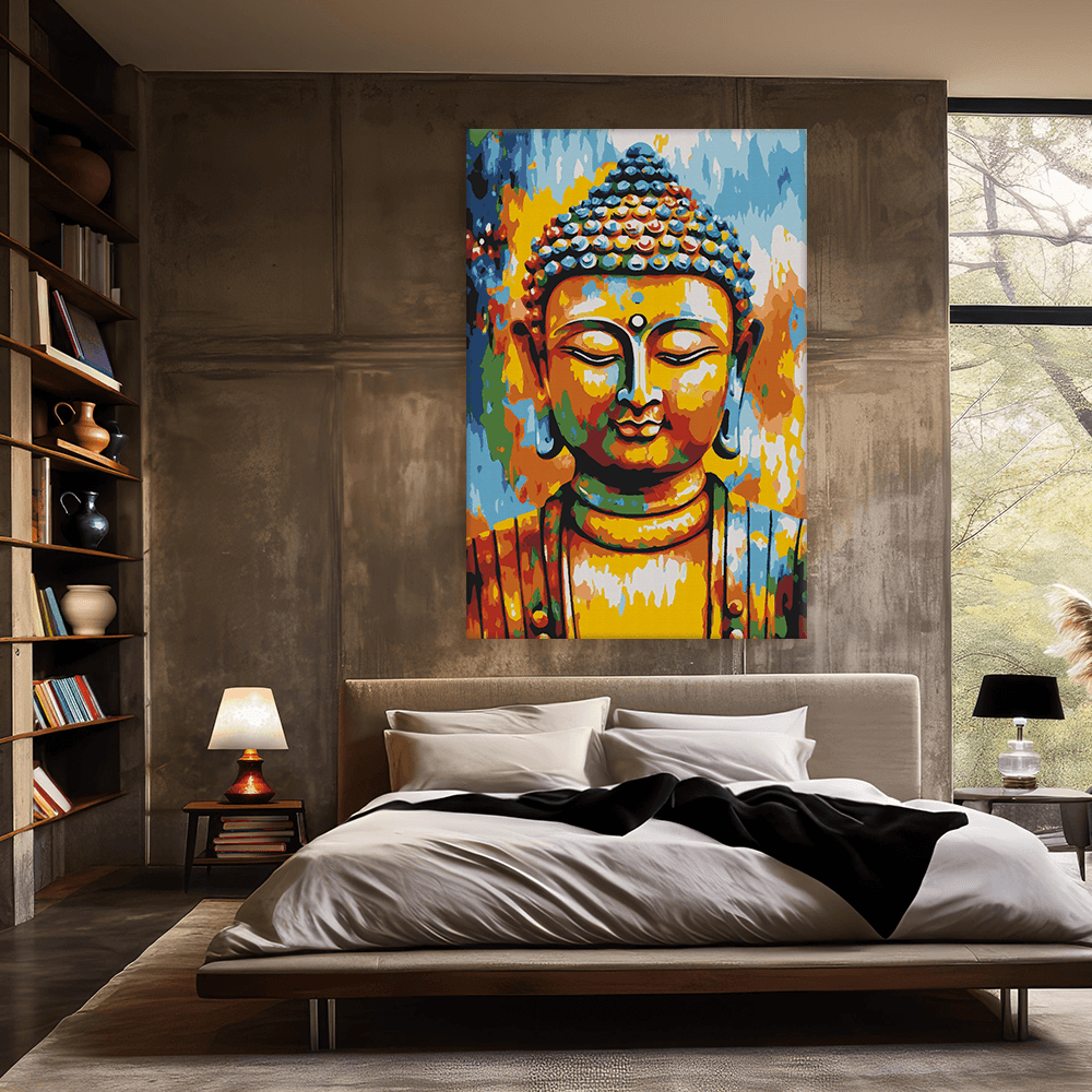 Malen nach Zahlen - Buddha Bob