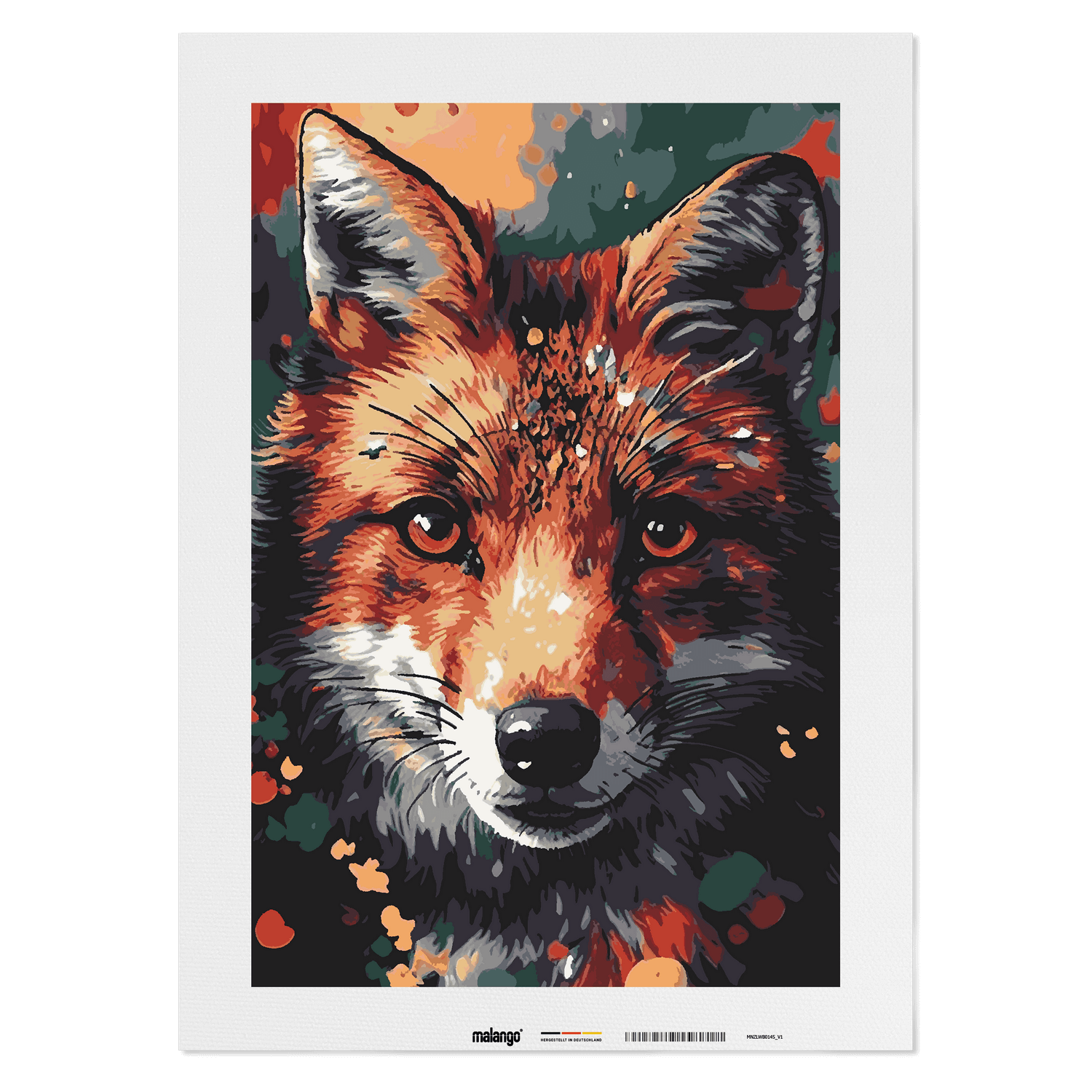 Malen nach Zahlen - Fuchs Fiona