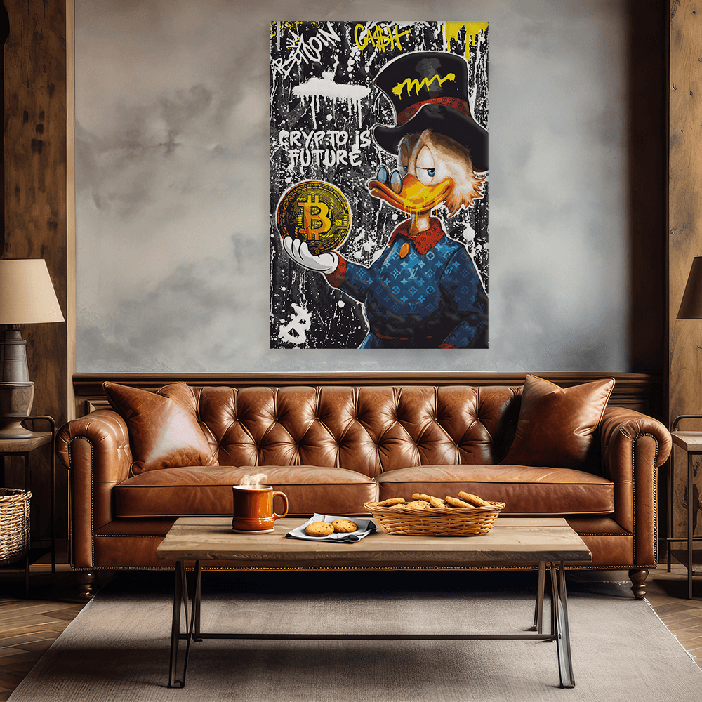 Malen nach Zahlen - DAGOBERT BITCOIN DUCK No. 1 - LIMITED EDITION
