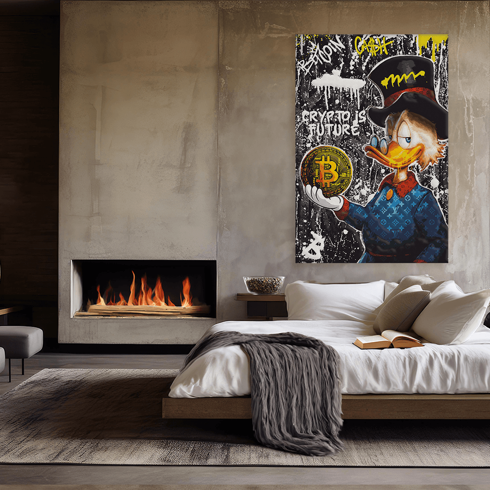Malen nach Zahlen - DAGOBERT BITCOIN DUCK No. 1 - LIMITED EDITION