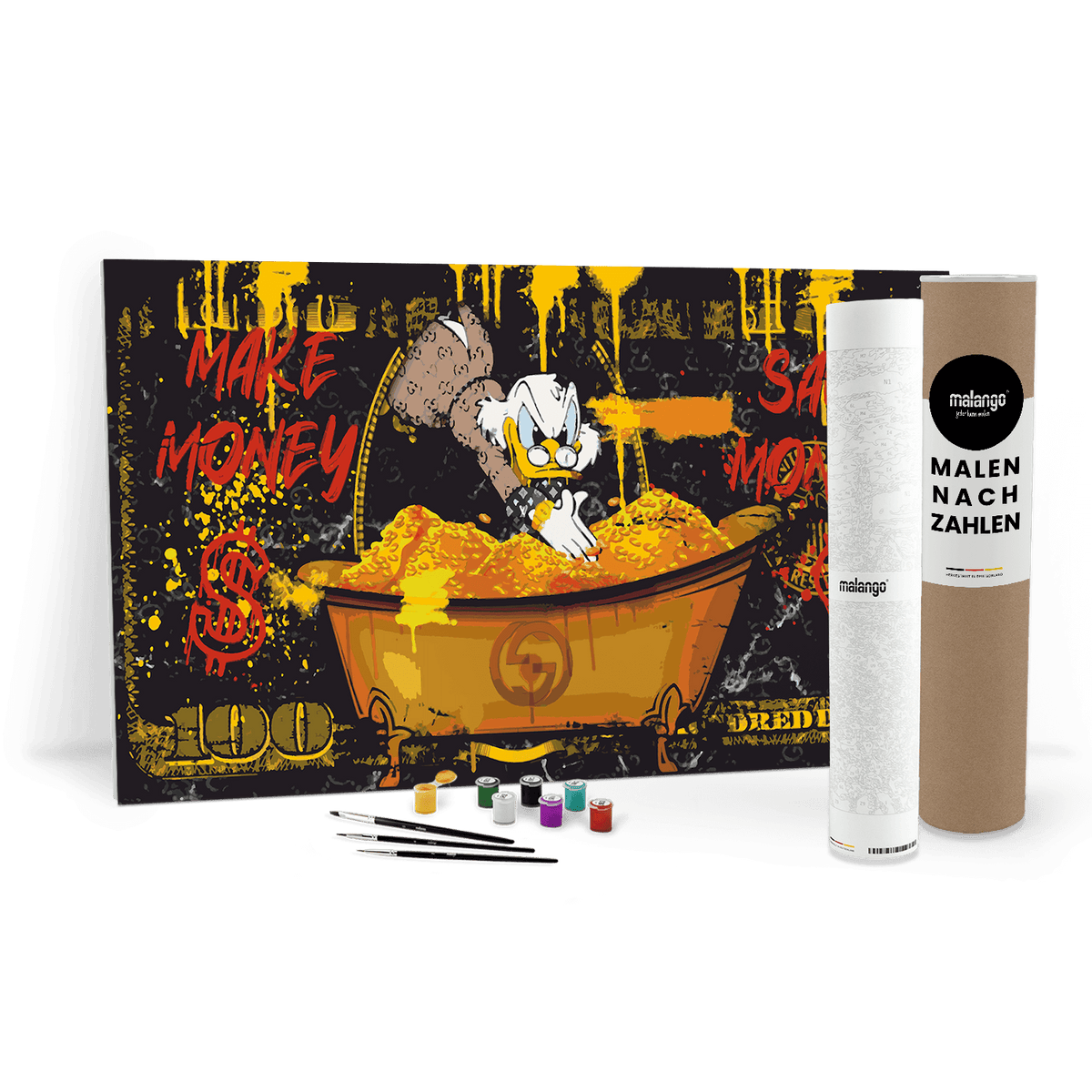 Malen nach Zahlen - DAGOBERT DOLLAR DUCK No. 1 - LIMITED EDITION
