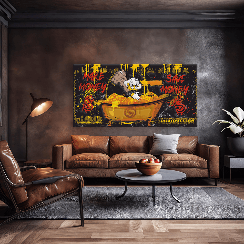 Malen nach Zahlen - DAGOBERT DOLLAR DUCK No. 1 - LIMITED EDITION