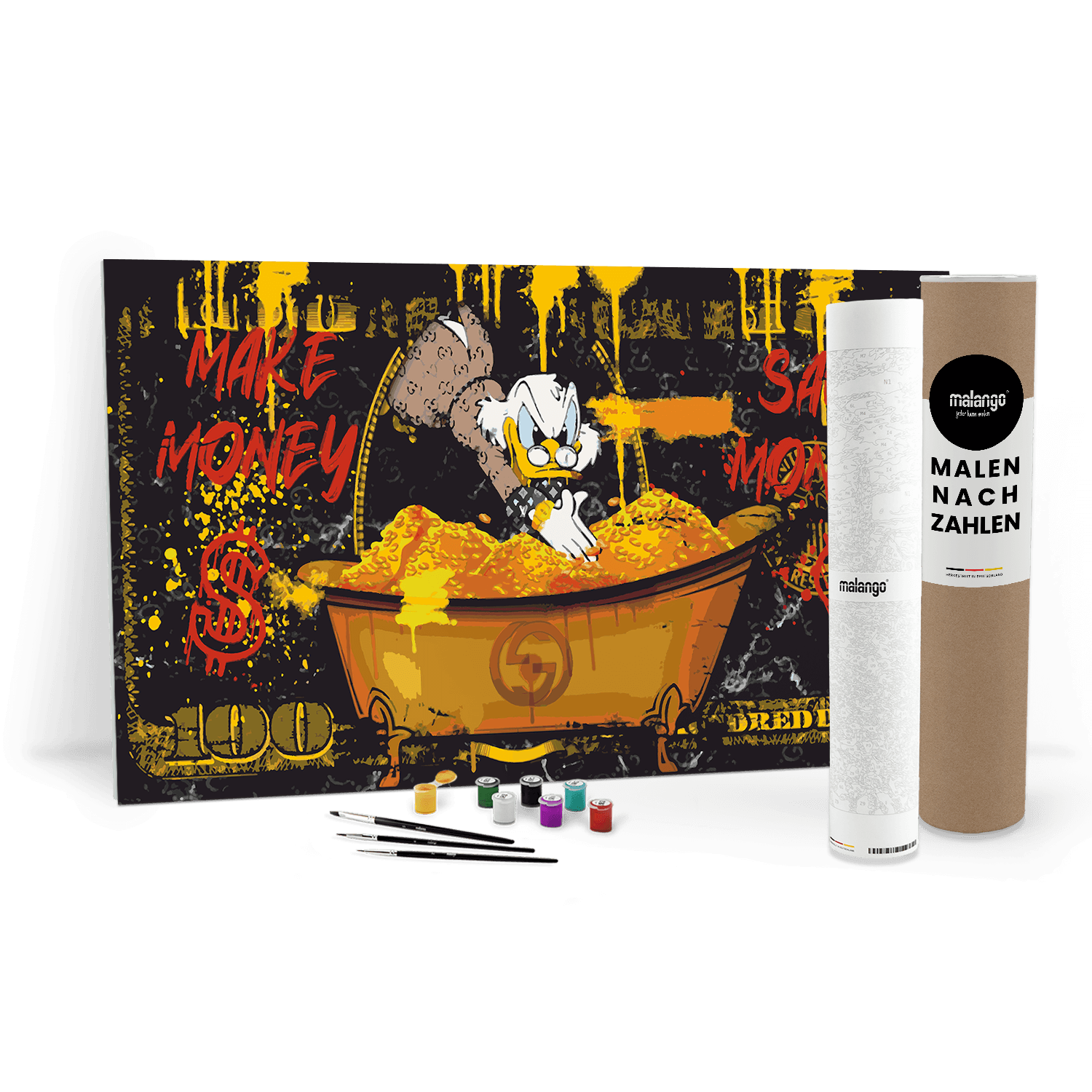 Malen nach Zahlen - Dagobert Dollar Duck No. 1 - Meddehbi - Limited Edition