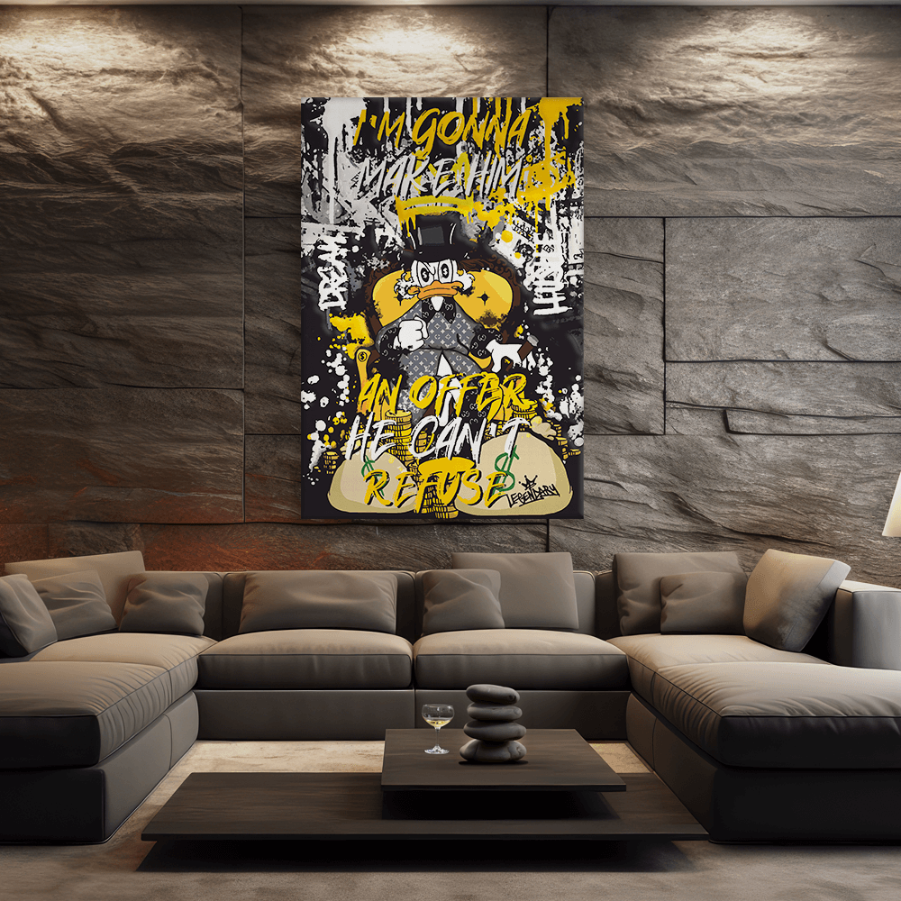 Malen nach Zahlen - DAGOBERT GODFATHER DUCK No. 1 - LIMITED EDITION