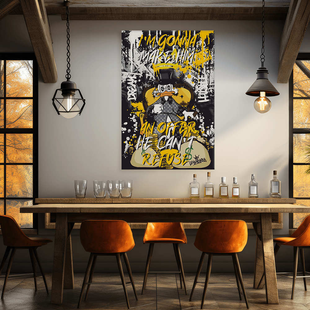 Malen nach Zahlen - DAGOBERT GODFATHER DUCK No. 1 - LIMITED EDITION