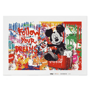 Malen nach Zahlen - Mickey Meets Banksy - Follow Your Dreams - Meddehbi - Limited Edition