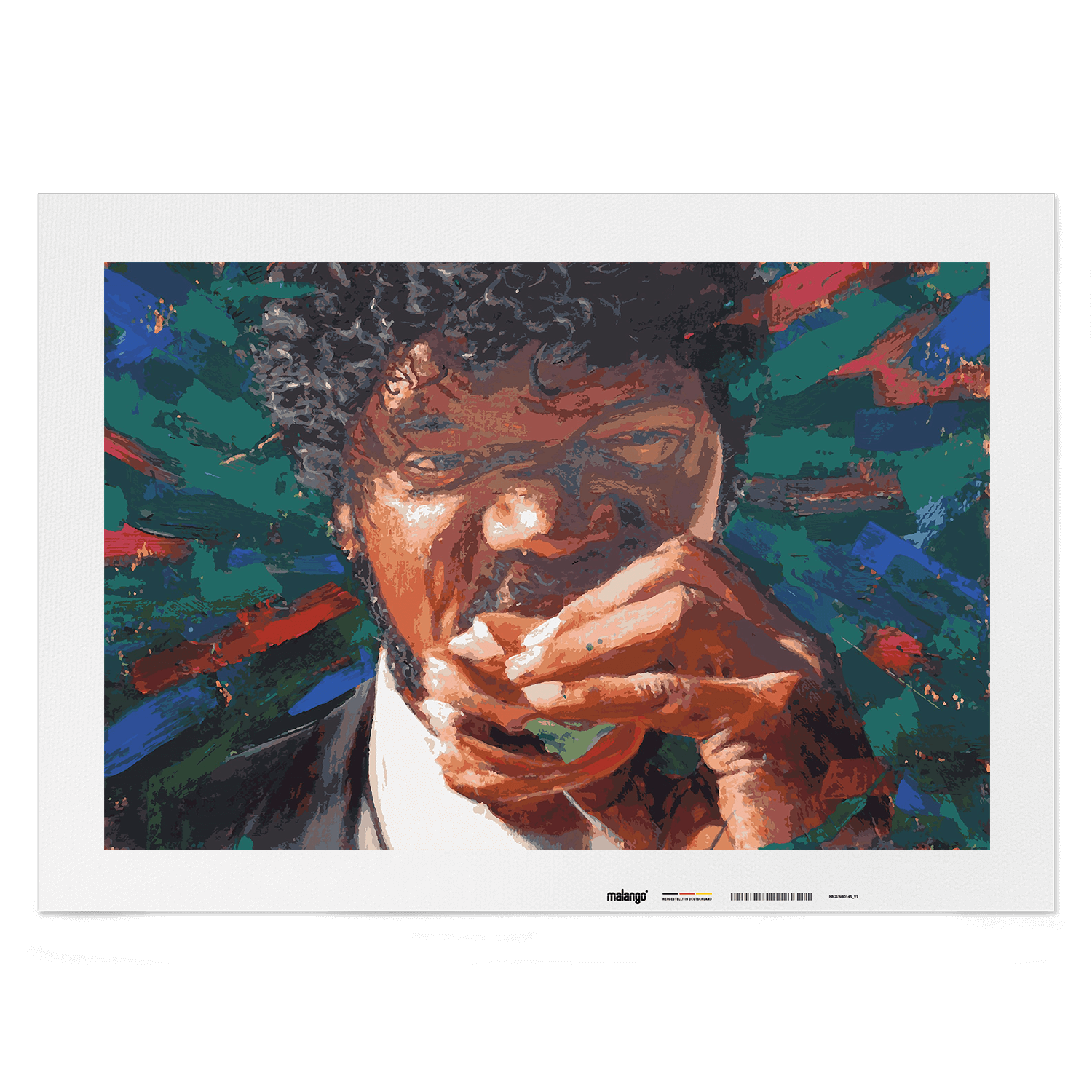 Malen nach Zahlen - PULP FICTION - JULES WINNFIELD LIKES BIG KAHUNA BURGER - LIMITED EDITION