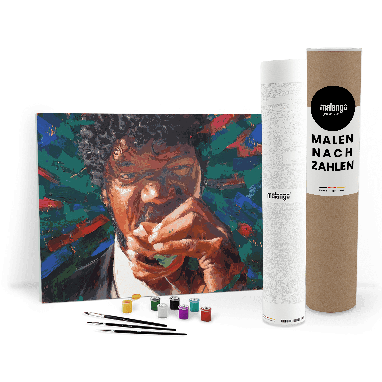 Malen nach Zahlen - Pulp Fiction - Jules Winnfield Likes Big Kahuna Burger - Amos - Limited Edition