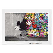 Malen nach Zahlen - Mickey Meets Banksy - Hinter dem Vorhang - Hifza - Limited Edition