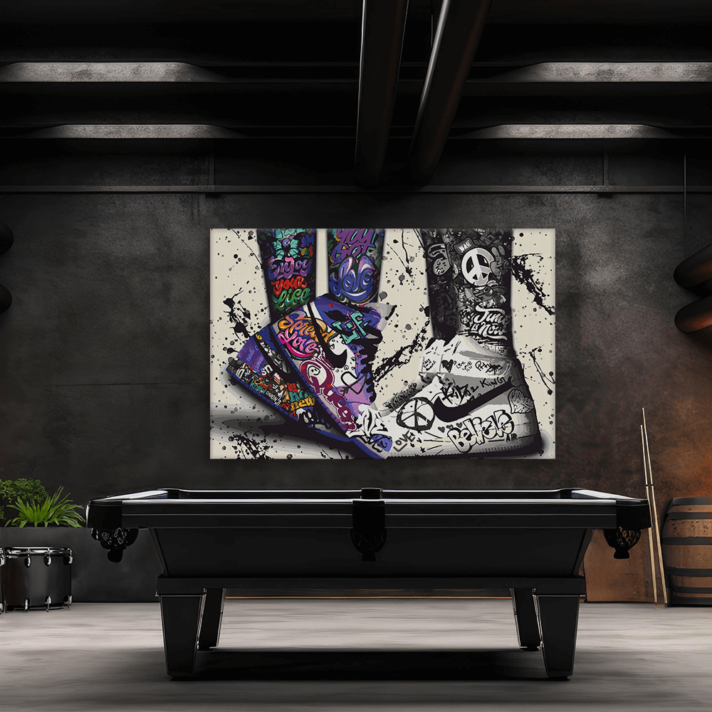 Malen nach Zahlen - JORDAN - BELIVE IN PEACE - LIMITED EDITION