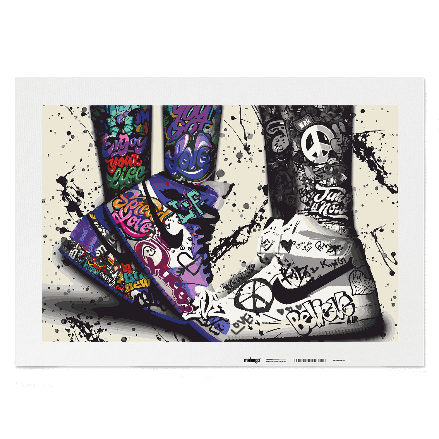 Malen nach Zahlen - JORDAN - BELIVE IN PEACE - LIMITED EDITION