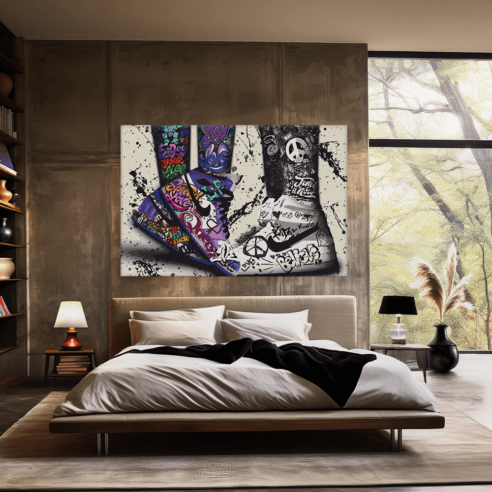 Malen nach Zahlen - JORDAN - BELIVE IN PEACE - LIMITED EDITION