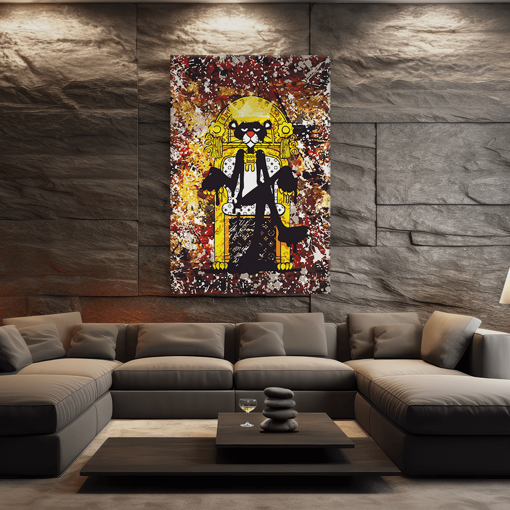 Malen nach Zahlen - Pink Panther - Black Is King - Hifza - Limited Edition