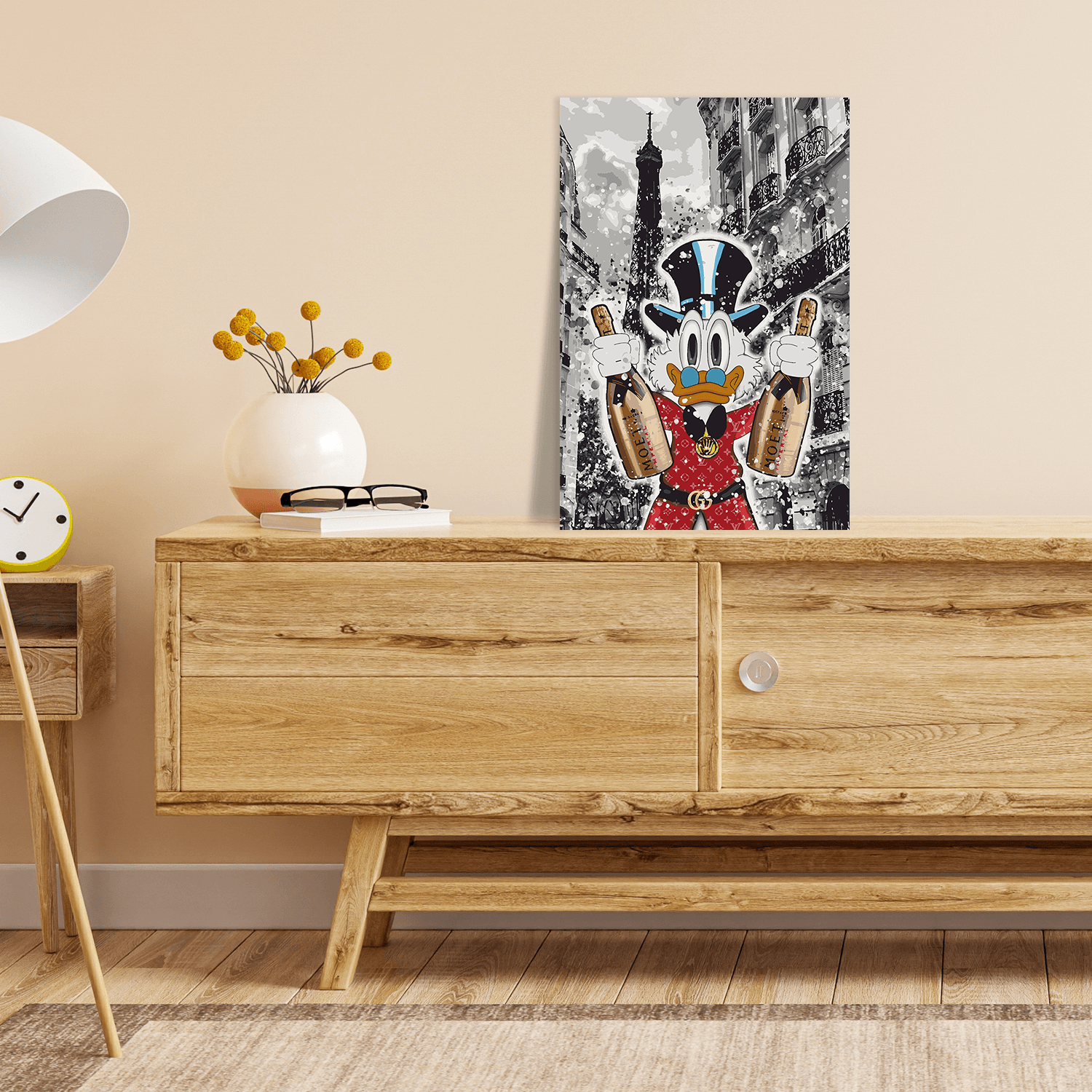 Malen nach Zahlen - DAGOBERT IN PARIS - LIMITED EDITION