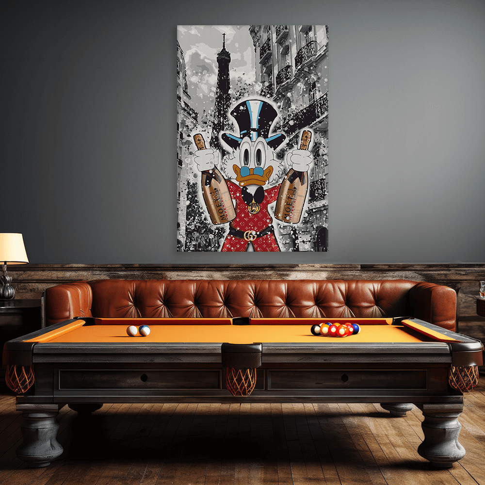 Malen nach Zahlen - DAGOBERT IN PARIS - LIMITED EDITION