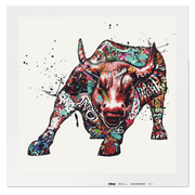 Malen nach Zahlen - Stier Graffity - Work Like A Bull - Hifza - Limited Edition
