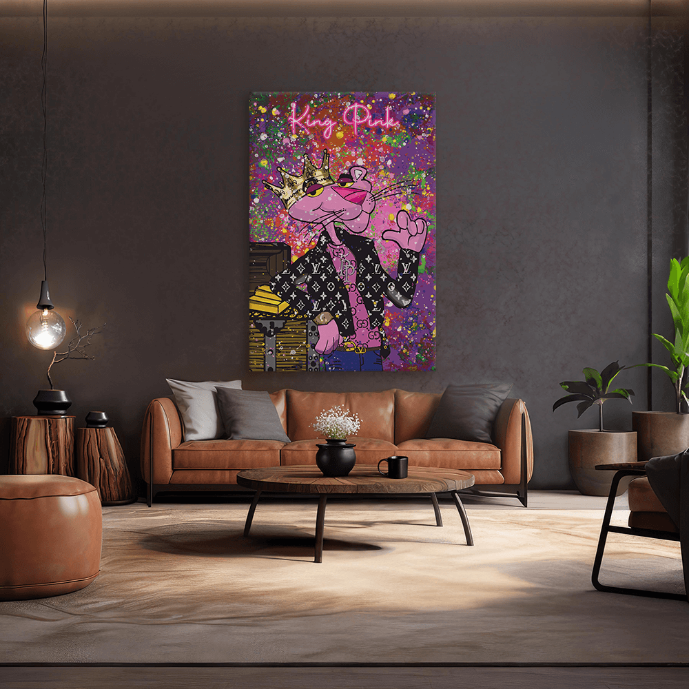 Malen nach Zahlen - PINK PANTHER - KING PINK - LIMITED EDITION
