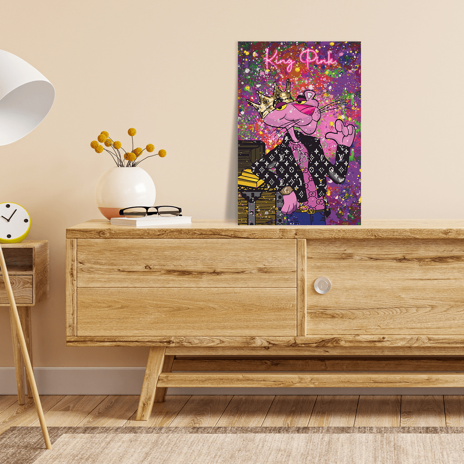 Malen nach Zahlen - PINK PANTHER - KING PINK - LIMITED EDITION