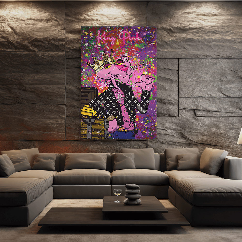 Malen nach Zahlen - PINK PANTHER - KING PINK - LIMITED EDITION