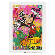Malen nach Zahlen - Mickey Meets Banksy - Read My Hands - Hifza - Limited Edition