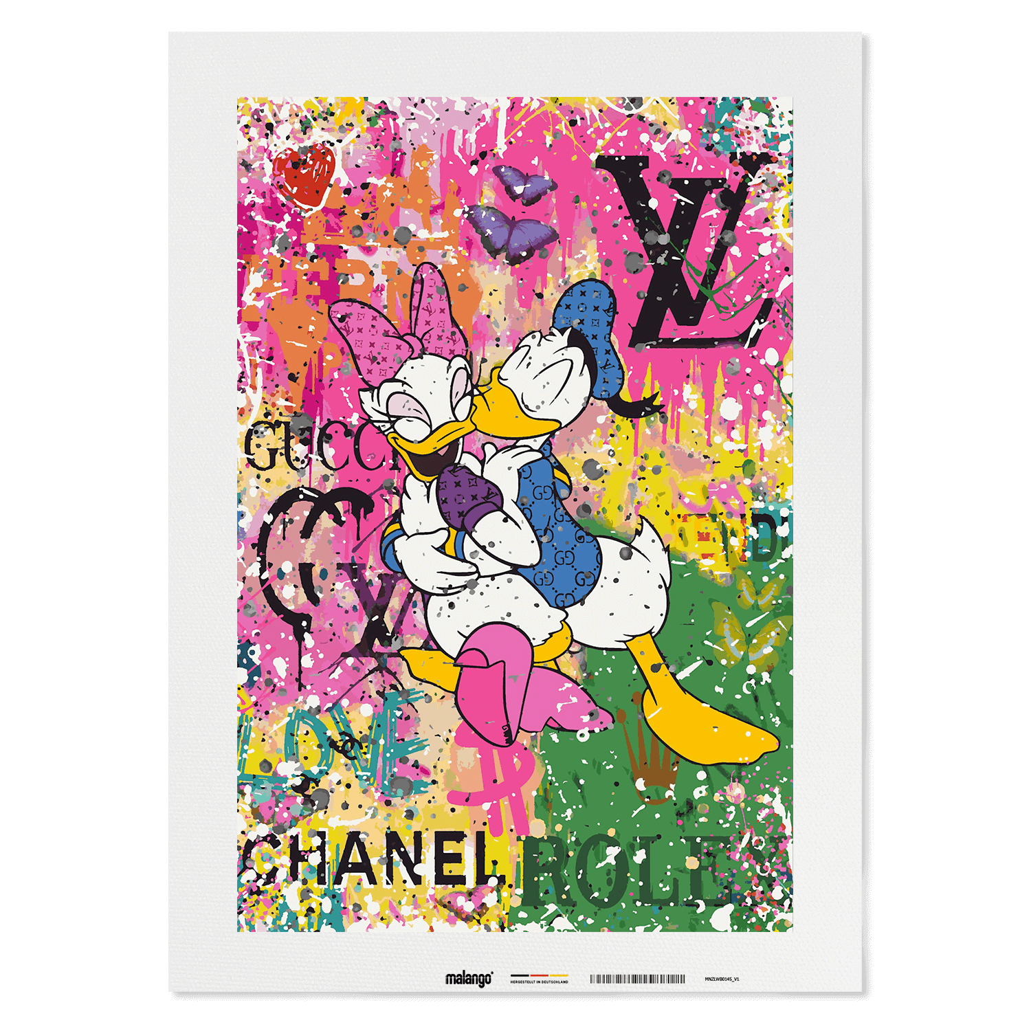 Malen nach Zahlen - DAISY FALL IN LOVE - LIMITED EDITION