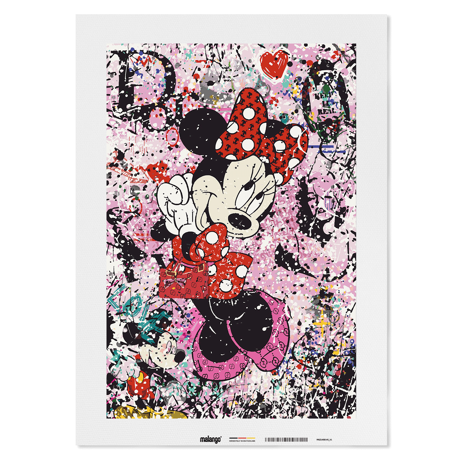 Malen nach Zahlen - MINNIE THE LUXURY QUEEN - LIMITED EDITION