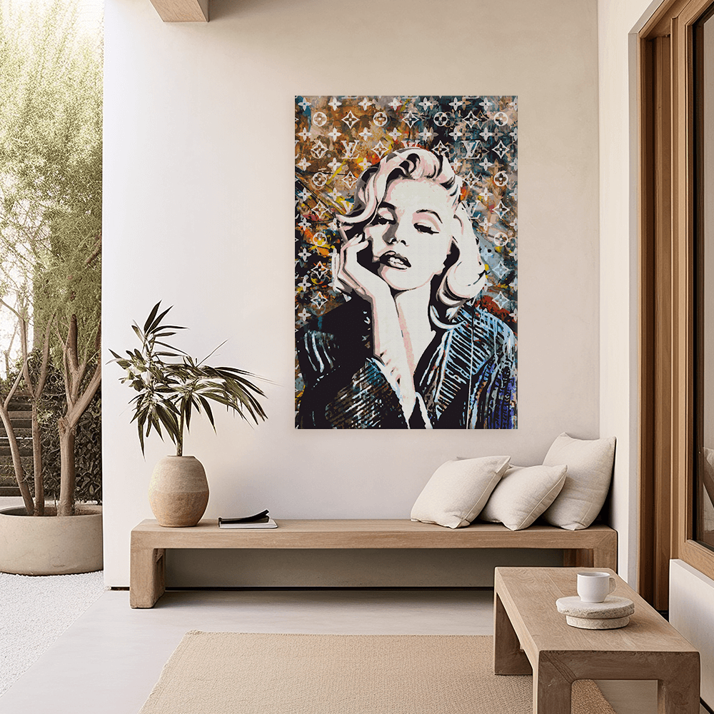 Malen nach Zahlen - MARILYN MONROE - HEY YOU - LIMITED EDITION