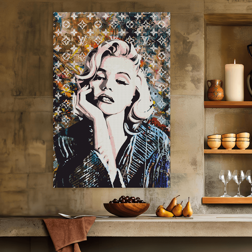 Malen nach Zahlen - MARILYN MONROE - HEY YOU - LIMITED EDITION