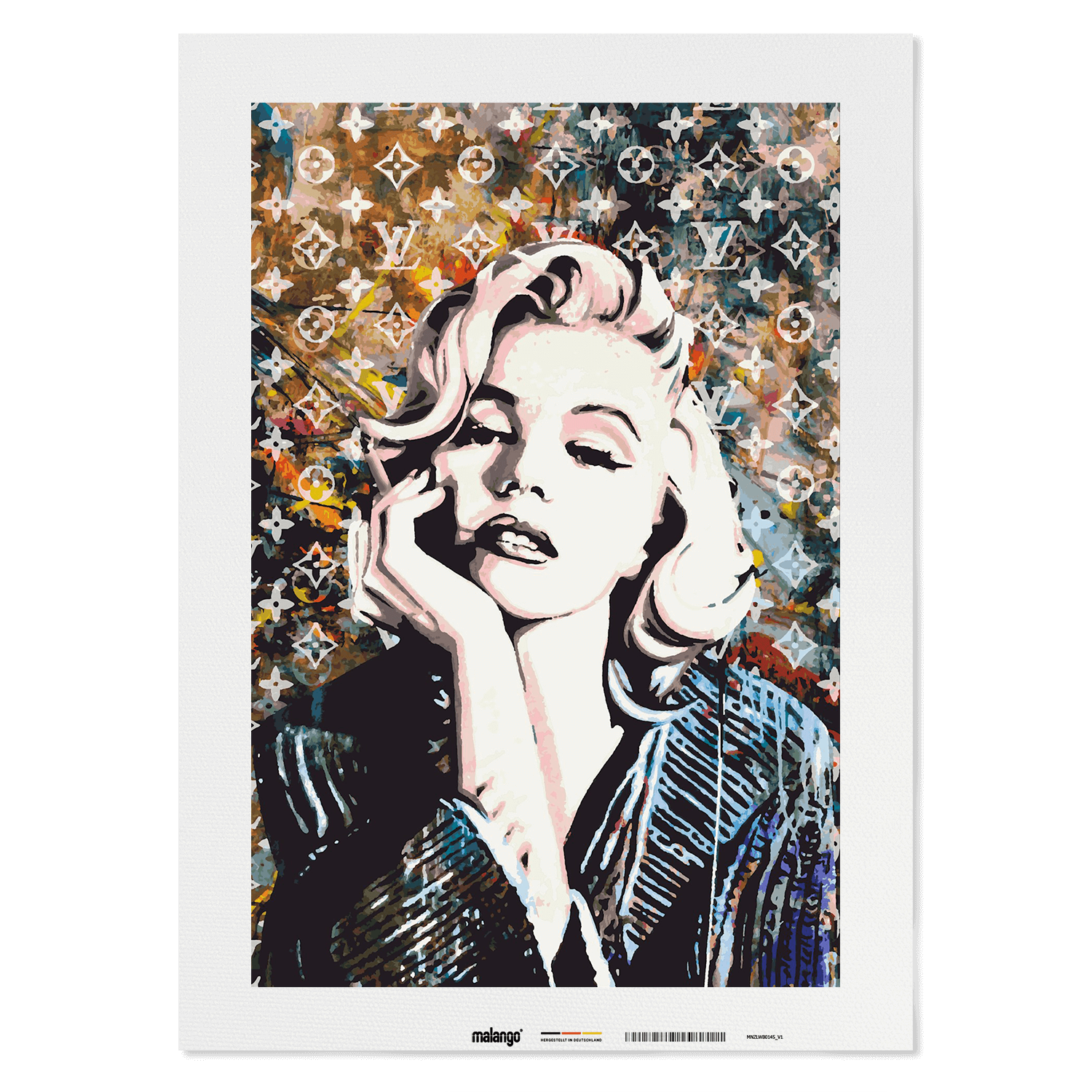 Malen nach Zahlen - MARILYN MONROE - HEY YOU - LIMITED EDITION