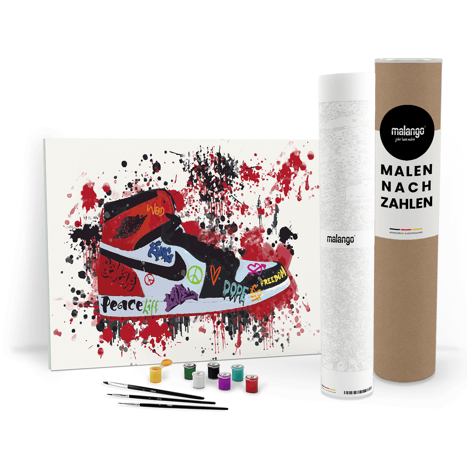 Malen nach Zahlen - Jordan - Love And Peace - Hifza - Limited Edition