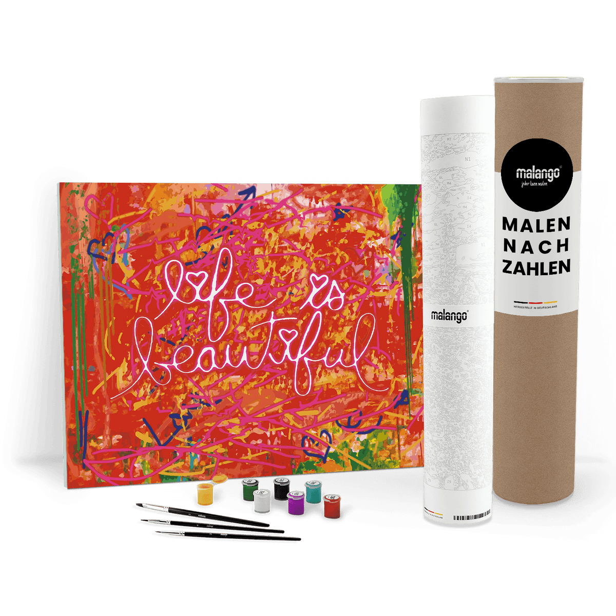 Malen nach Zahlen - LIFE IS BEAUTIFUL - LIMITED EDITION