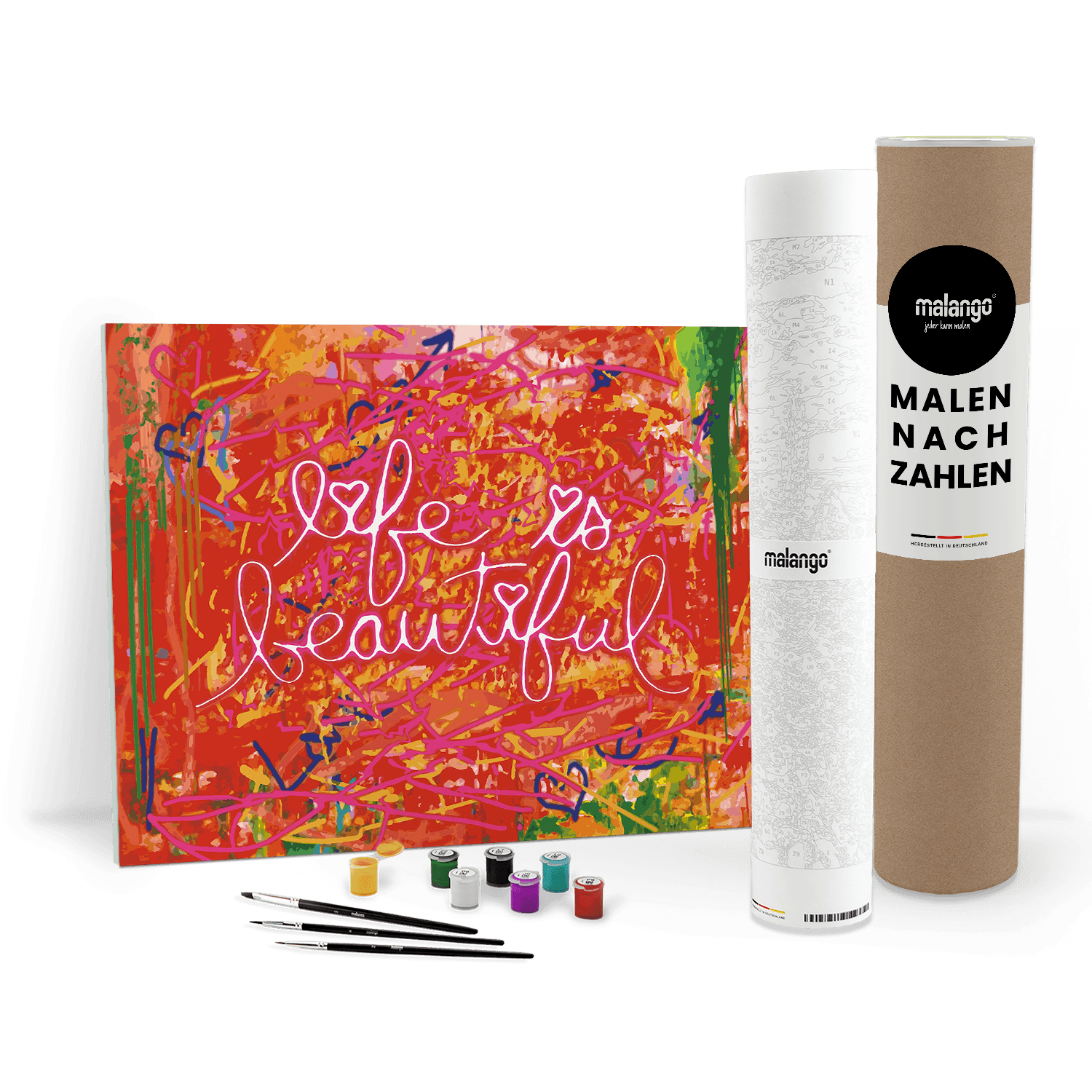 Malen nach Zahlen - LIFE IS BEAUTIFUL - LIMITED EDITION