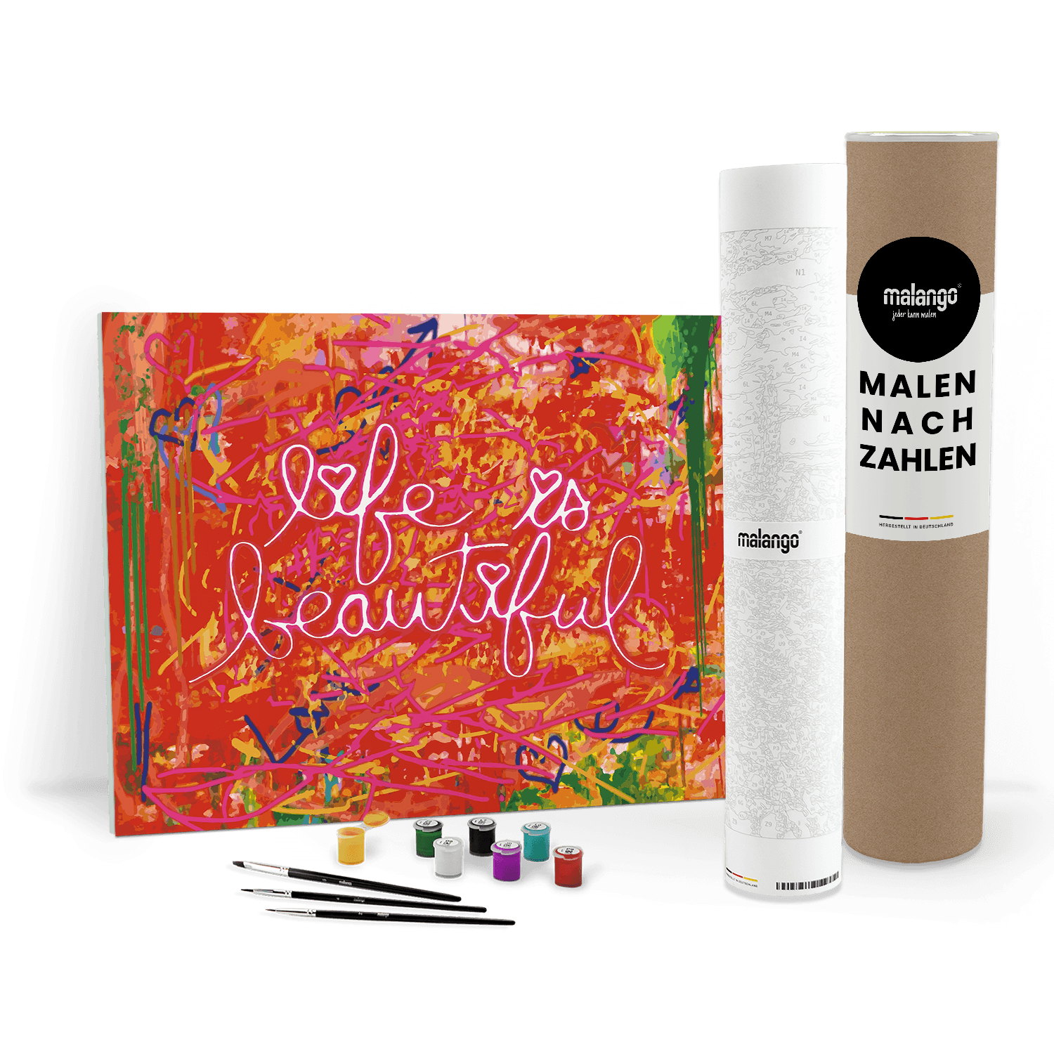 Malen nach Zahlen - Life Is Beautiful - Hifza - Limited Edition