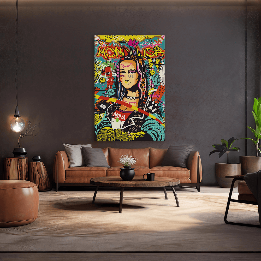 Malen nach Zahlen - MONA LISA POP ART - LIMITED EDITION