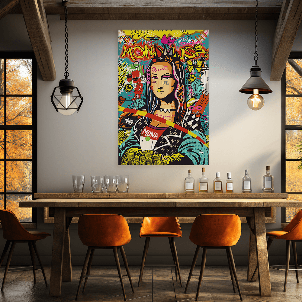 Malen nach Zahlen - MONA LISA POP ART - LIMITED EDITION