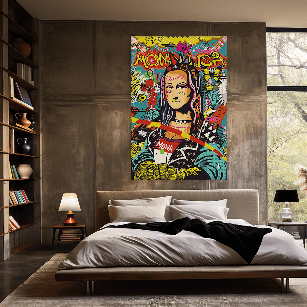 Malen nach Zahlen - MONA LISA POP ART - LIMITED EDITION