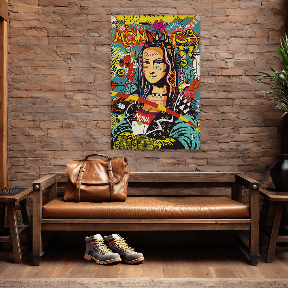 Malen nach Zahlen - MONA LISA POP ART - LIMITED EDITION