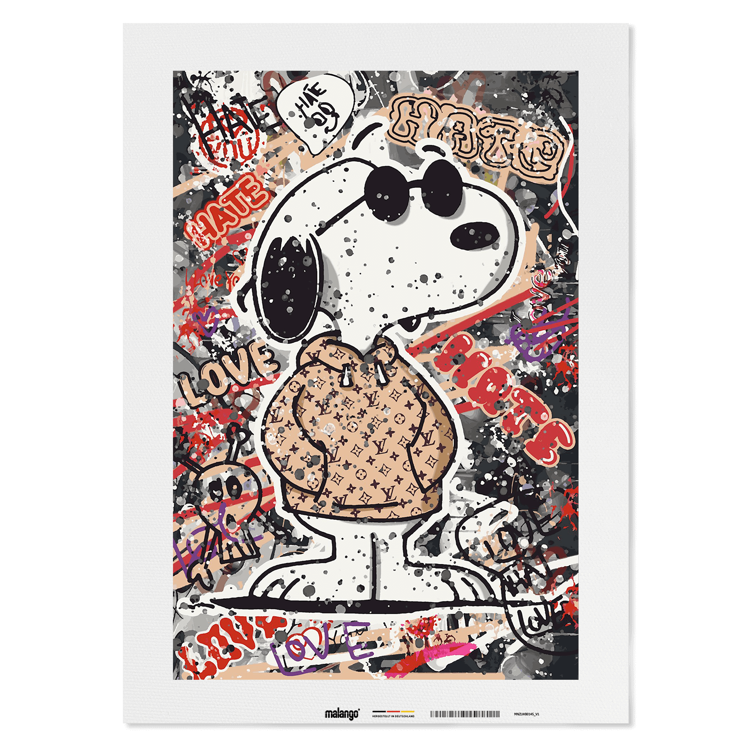 Malen nach Zahlen - LOVE AND HATE - LIMITED EDITION