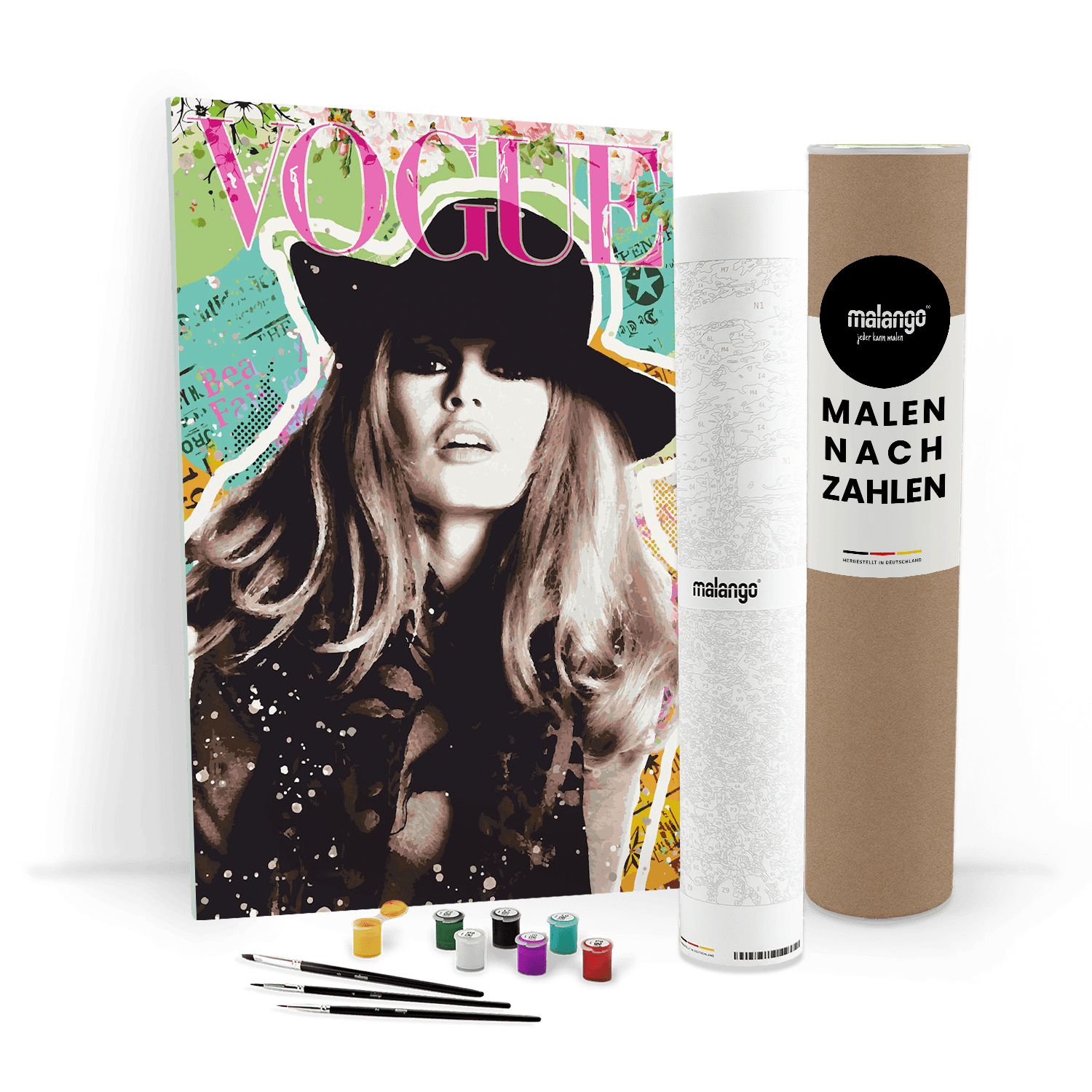 Malen nach Zahlen - BRIGITTE BARDOT POP ART - COVER GIRL - LIMITED EDITION