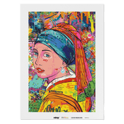 Malen nach Zahlen - Vermeer Pop Art - Das Mädchen Mit Dem Perlenohrring - Hifza - Limited Edition