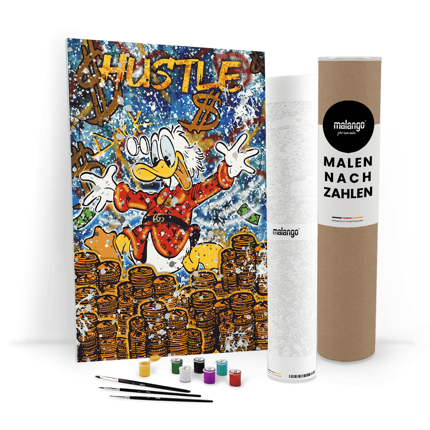 Malen nach Zahlen - DAGOBERT THE HUSTLE DUCK - LIMITED EDITION