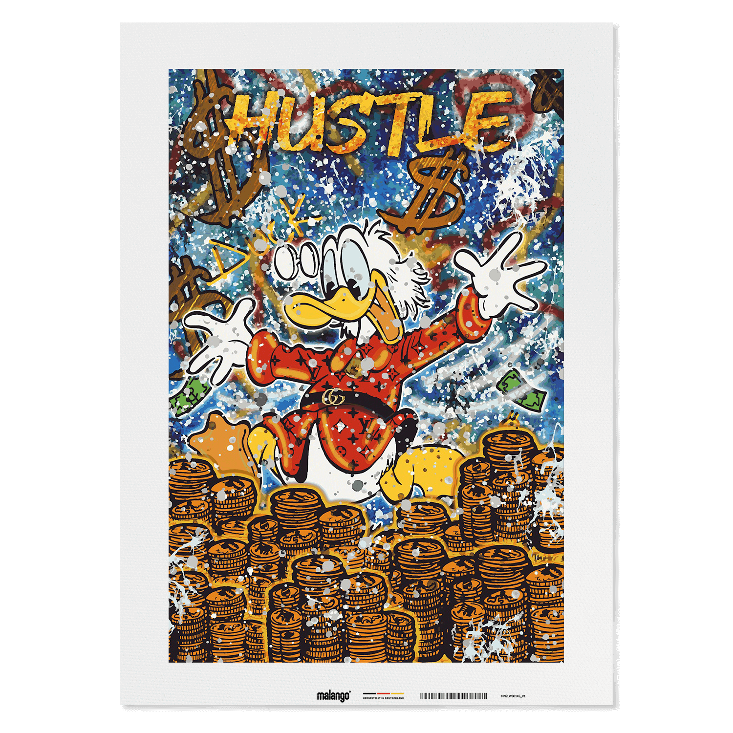 Malen nach Zahlen - DAGOBERT THE HUSTLE DUCK - LIMITED EDITION