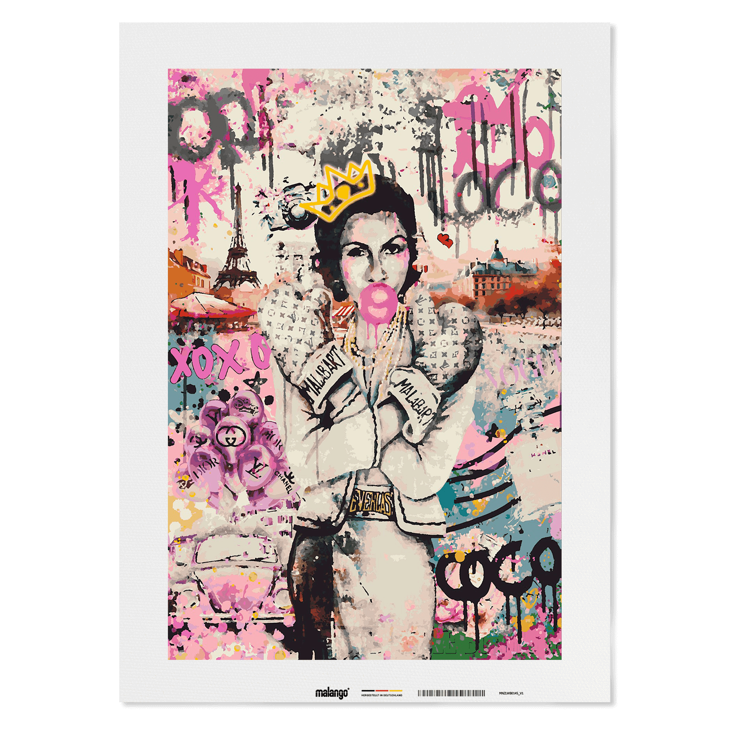 Malen nach Zahlen - COCO POP ART - COCO LOVES PARIS - LIMITED EDITION