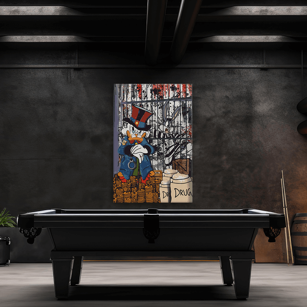 Malen nach Zahlen - GANGSTER SHERIFF DAGOBERT - LIMITED EDITION