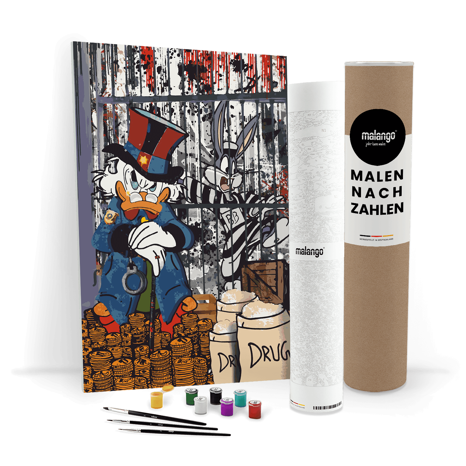Malen nach Zahlen - GANGSTER SHERIFF DAGOBERT - LIMITED EDITION