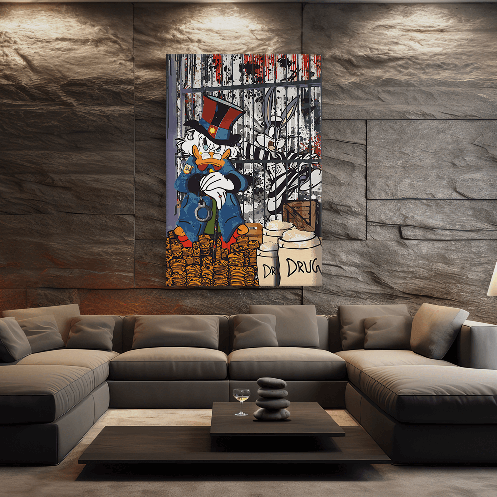 Malen nach Zahlen - GANGSTER SHERIFF DAGOBERT - LIMITED EDITION