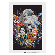 Malen nach Zahlen - Marilyn Monroe - Loves DC Graffiti Pop Art - Hifza - Limited Edition